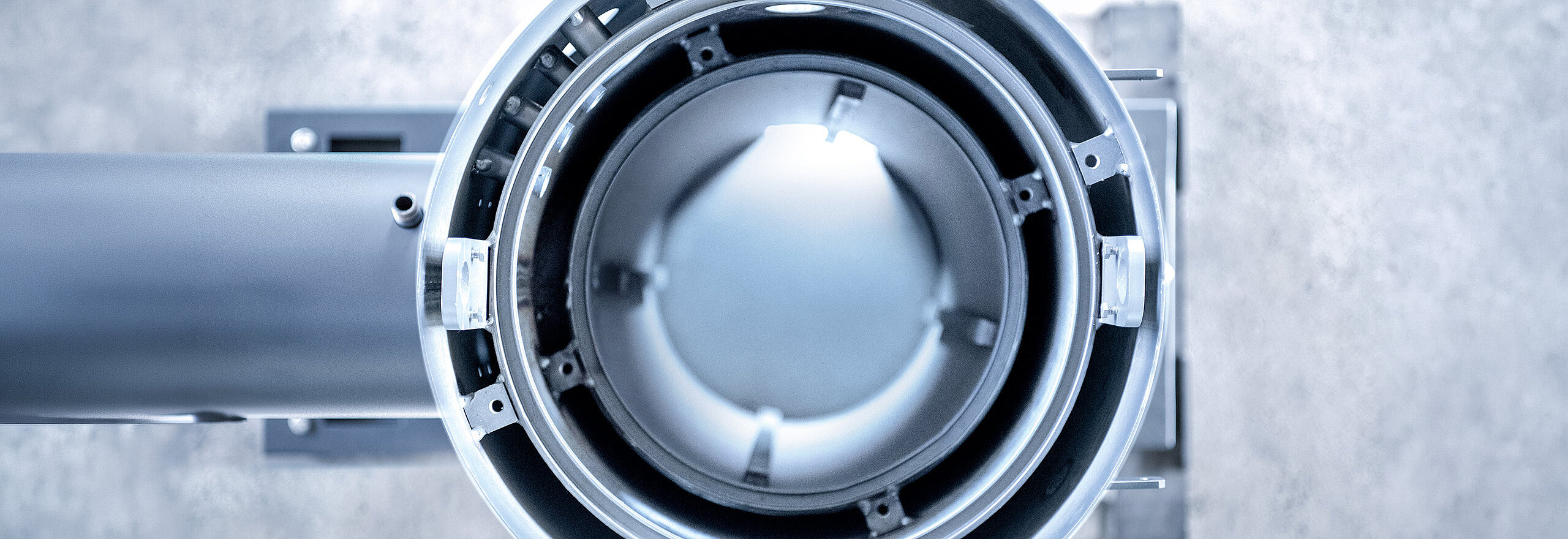 Top view of a steam generator air circulation part
