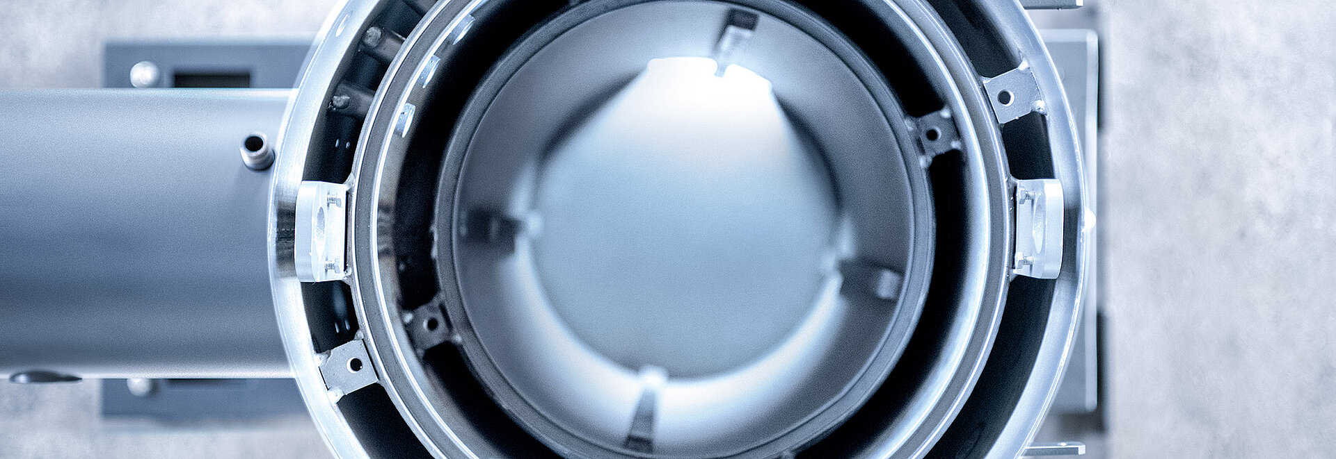 Top view of a steam generator air circulation part